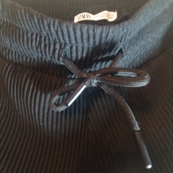 Zara Black joggers sz M - Picture 3 of 7